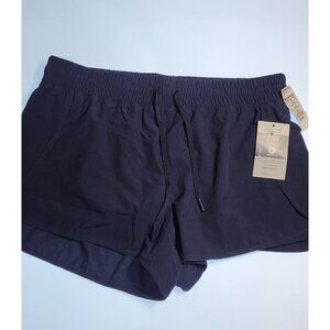 90 Degree PSK Collective 2 in 1 Womens L Shorts Navyblue  Limited Edition